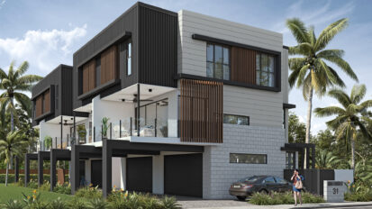 31 Burra St Chevron 4 x 3 level townhouses